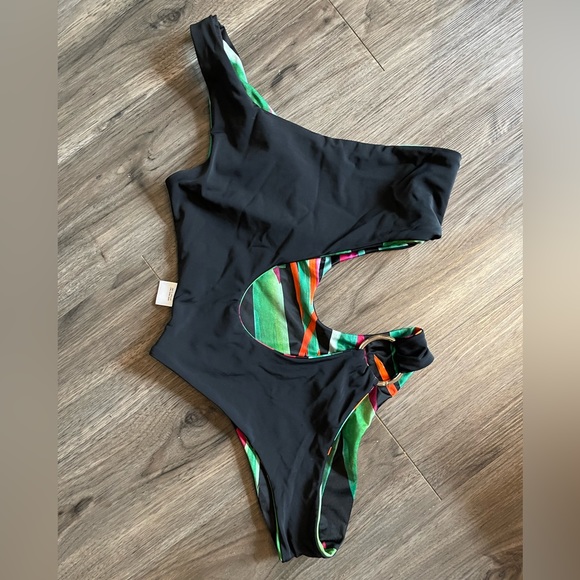 Louisa Ballou Birds Of Paradise Cutout Swimsuit - Picture 4 of 7